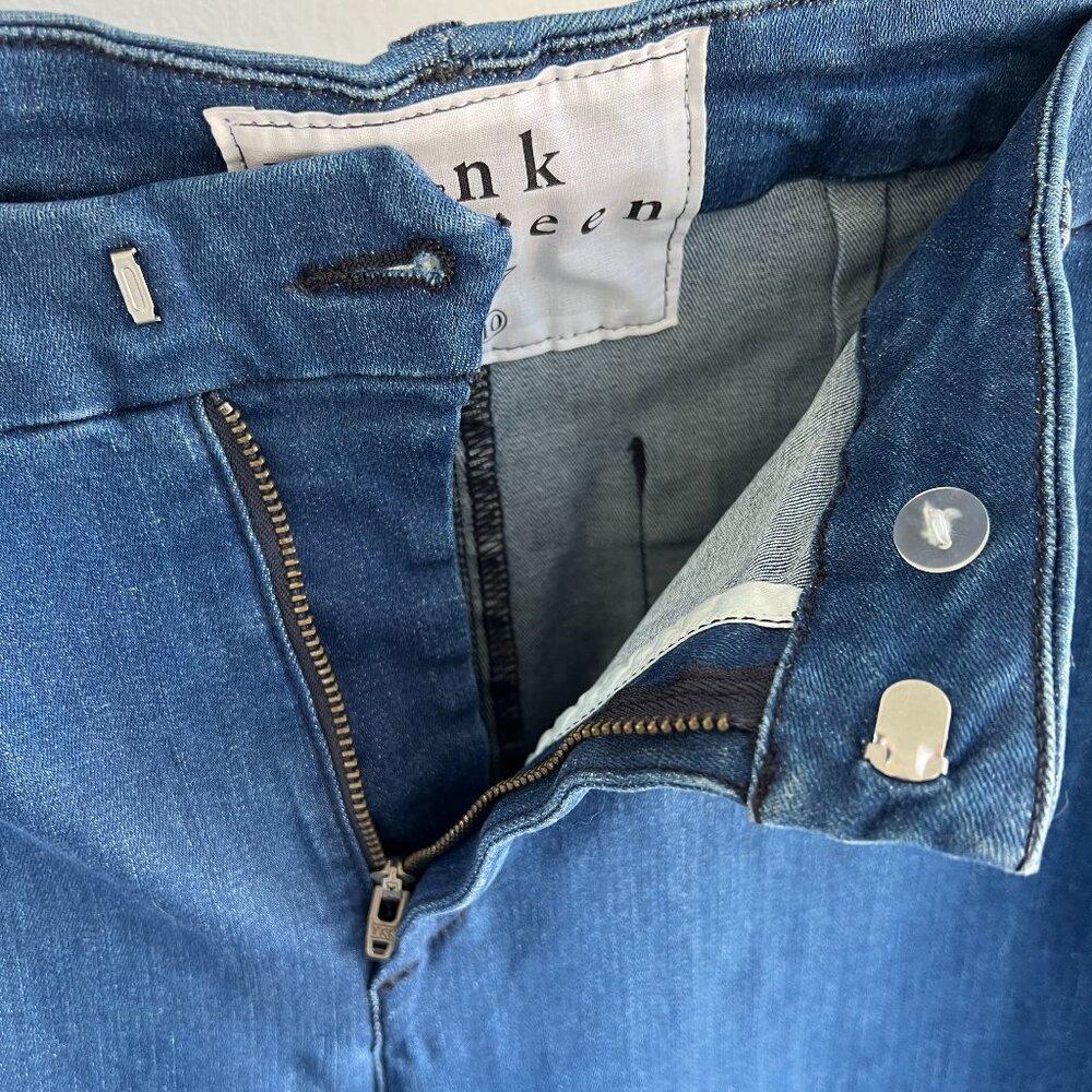 Frank & Eileen 1977 Kinsale Italian Performance Denim Raw Hem Jeans - Size 10 - Picture 4 of 7